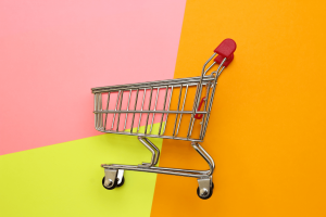 Miniature shopping cart