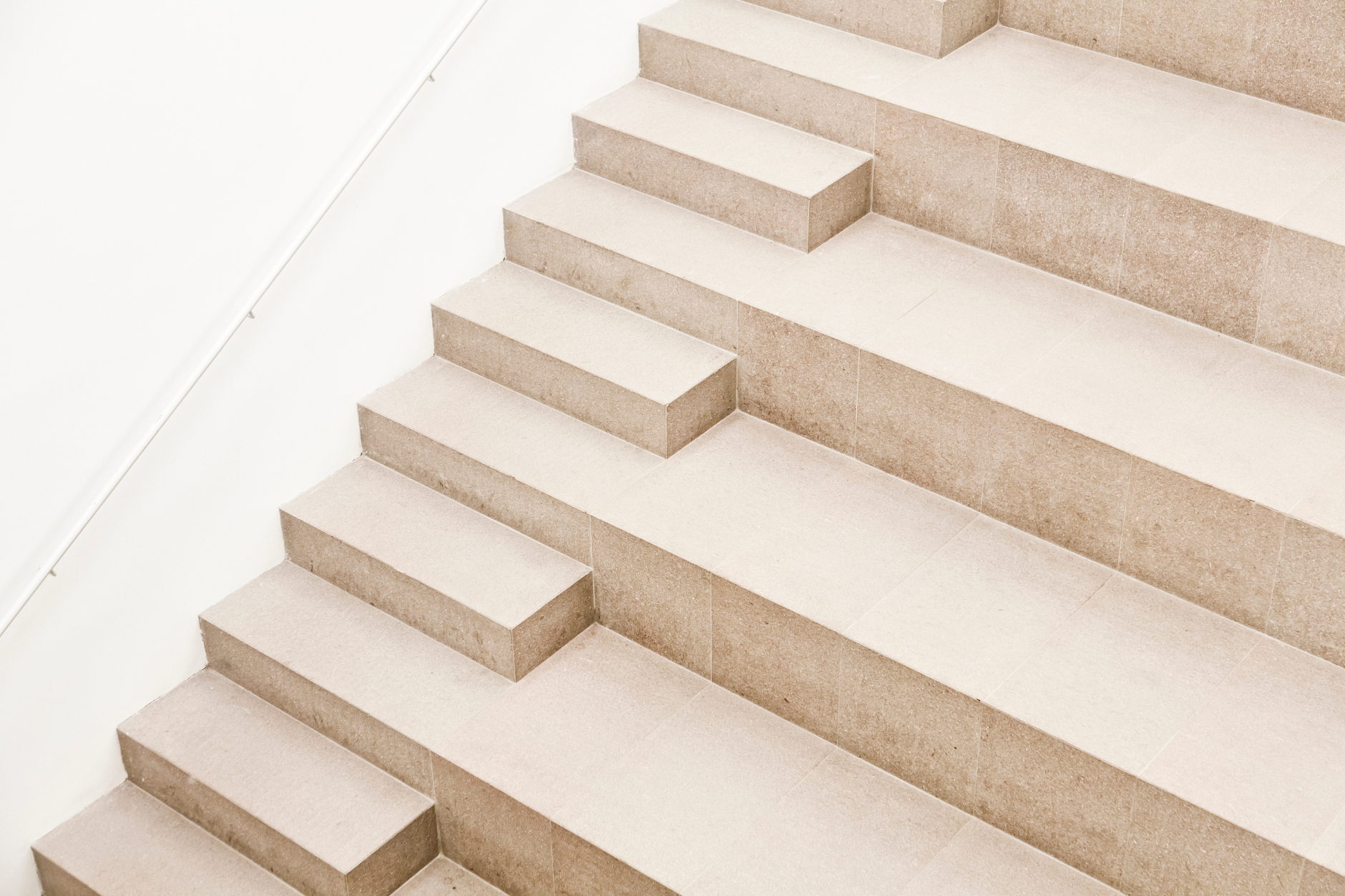two sets of staircases
