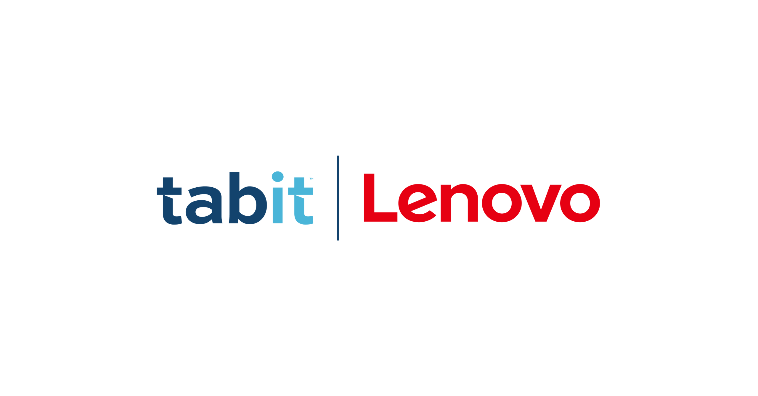 Tabit and Lenovo logos